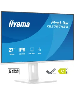 iiyama ProLite XB2797HSU-W1 pantalla para PC 68,6 cm (27") 1920 x 1080 Pixeles Full HD LED Blanco