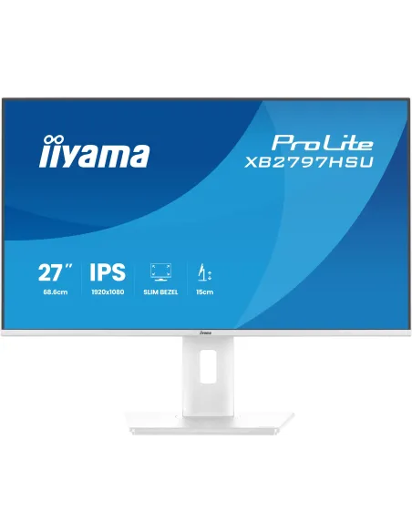 iiyama ProLite XB2797HSU-W1 pantalla para PC 68,6 cm (27") 1920 x 1080 Pixeles Full HD LED Blanco