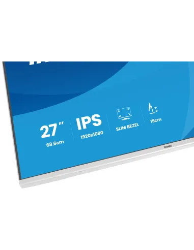 iiyama ProLite XB2797HSU-W1 pantalla para PC 68,6 cm (27") 1920 x 1080 Pixeles Full HD LED Blanco