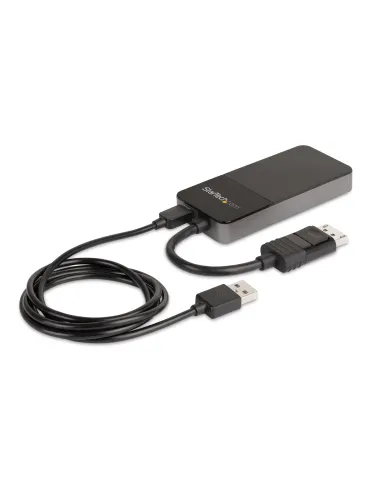 StarTech.com Hub MST de 3 Puertos DisplayPort 1.4 - Divisor Splitter DP para 3 Monitores - Adaptador DisplayPort a 3x