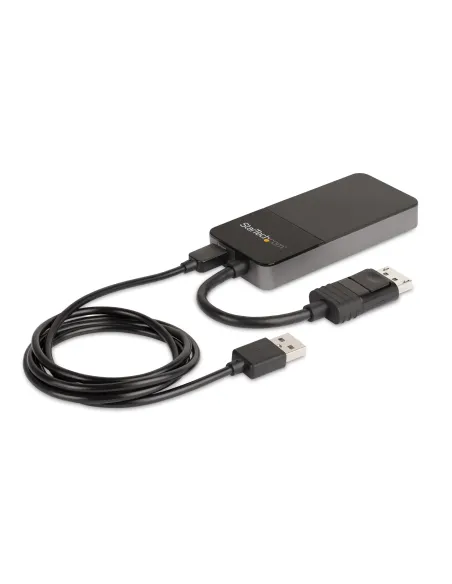 StarTech.com Hub MST de 3 Puertos DisplayPort 1.4 - Divisor Splitter DP para 3 Monitores - Adaptador DisplayPort a 3x