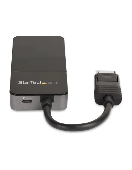 StarTech.com Hub MST de 3 Puertos DisplayPort 1.4 - Divisor Splitter DP para 3 Monitores - Adaptador DisplayPort a 3x