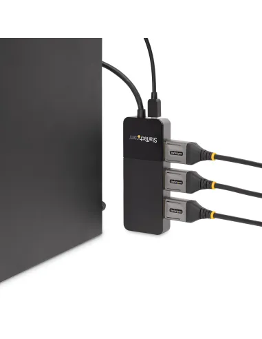 StarTech.com Hub MST de 3 Puertos DisplayPort 1.4 - Divisor Splitter DP para 3 Monitores - Adaptador DisplayPort a 3x