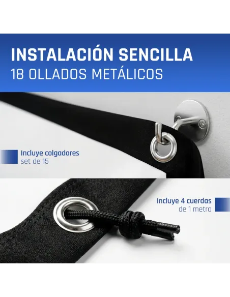 iggual Pack proyector 4K + Lona proyección 120"
