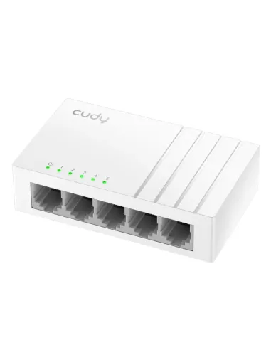 Cudy FS105D switch No administrado Fast Ethernet (10 100) Blanco