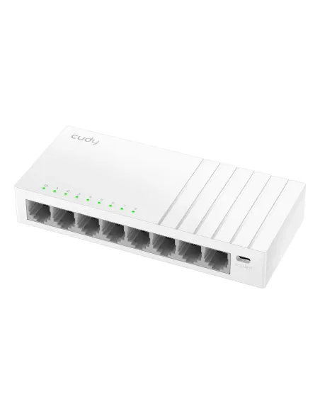 Cudy FS108D switch No administrado Fast Ethernet (10 100) Blanco