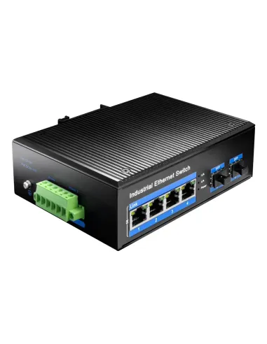 Cudy IG1004S2P switch No administrado Gigabit Ethernet (10 100 1000) Energía sobre Ethernet (PoE) Negro