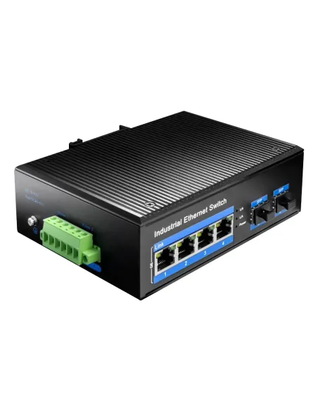 Cudy IG1004S2P switch No administrado Gigabit Ethernet (10 100 1000) Energía sobre Ethernet (PoE) Negro