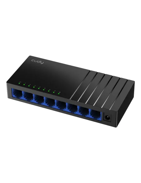 Cudy GS108D switch No administrado Gigabit Ethernet (10 100 1000) Negro