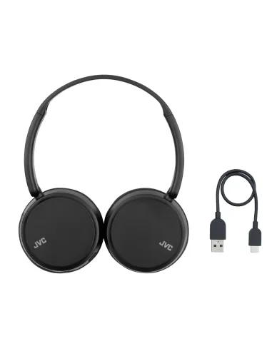 JVC HA-S36WS auricular y casco Auriculares Inalámbrico Diadema Llamadas Música Deporte Uso diario USB Tipo C Bluetooth Negro