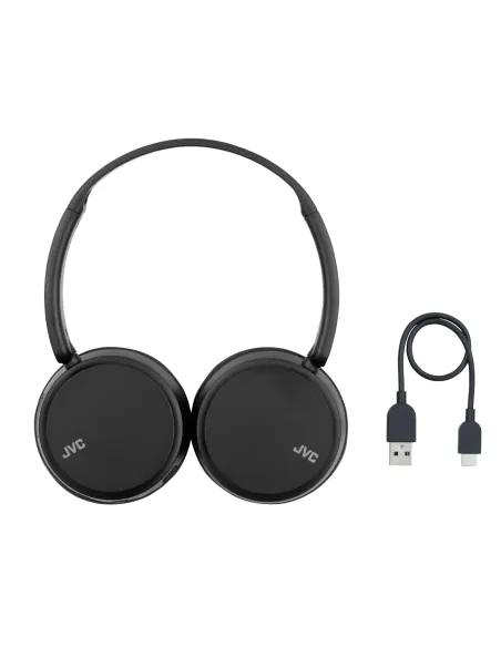 JVC HA-S36WS auricular y casco Auriculares Inalámbrico Diadema Llamadas Música Deporte Uso diario USB Tipo C Bluetooth Negro