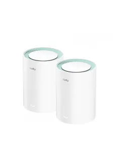 Cudy M1300 2-PACK sistema Wi-Fi Mesh (Wi-Fi en malla) Doble banda (2,4 GHz   5 GHz) Wi-Fi 5 (802.11ac) Blanco 1 Interno