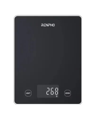 Renpho Calibra 1L Negro Encimera Rectángulo Báscula electrónica de cocina