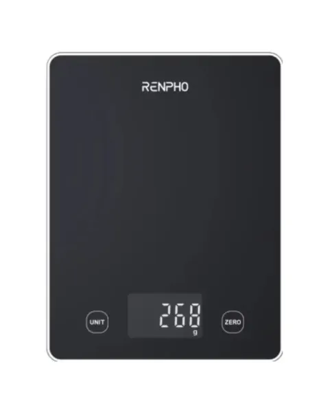Renpho Calibra 1L Negro Encimera Rectángulo Báscula electrónica de cocina
