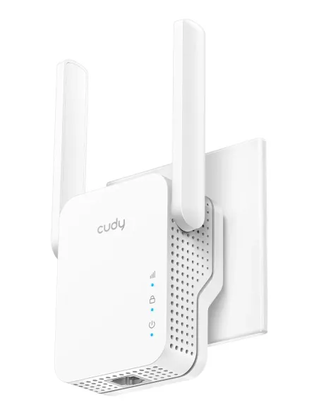 Cudy RE1200 ampliador de red Repetidor de red Blanco 10, 100 Mbit s