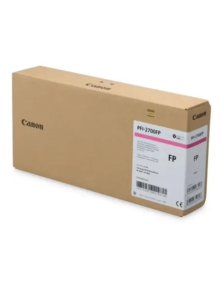Cartucho tinta gran formato canon pfi - 2700 rosa fluorescente