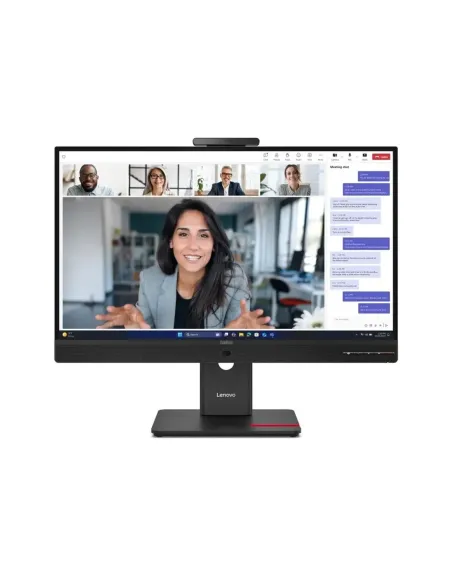 Monitor led 23.8 pulgadas lenovo thinkvision t24 - 4v ips -  fhd -  dp -  hdmi -  vga -  120hz -  4ms -  vesa 100x100 -  webcam