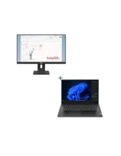 Lenovo V15 i3 8GB 512 DOS 15"+monitor 24"