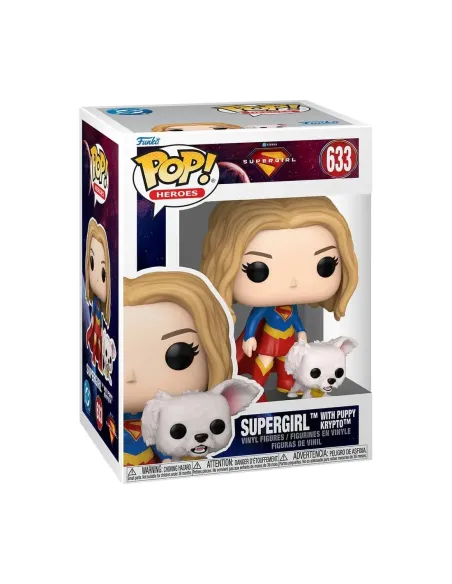 Funko pop & buddy: supergirl  supergirl with puppy krypto