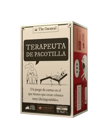 Juego de mesa terapeuta de pacotilla