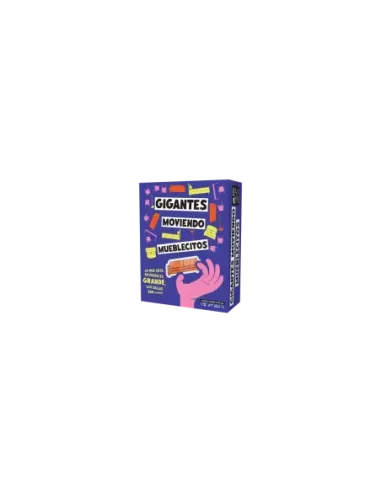 Juego de mesa gigantes moviendo mueblecitos
