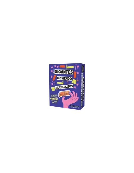 Juego de mesa gigantes moviendo mueblecitos