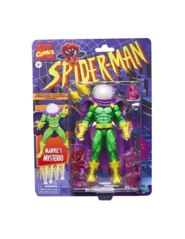 Figura hasbro marvel comics spider - man retro marvel's mysterio