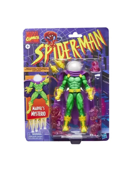 Figura hasbro marvel comics spider - man retro marvel's mysterio