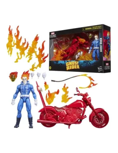 Figura hasbro marvel legends series ghostrider and bike classic pk