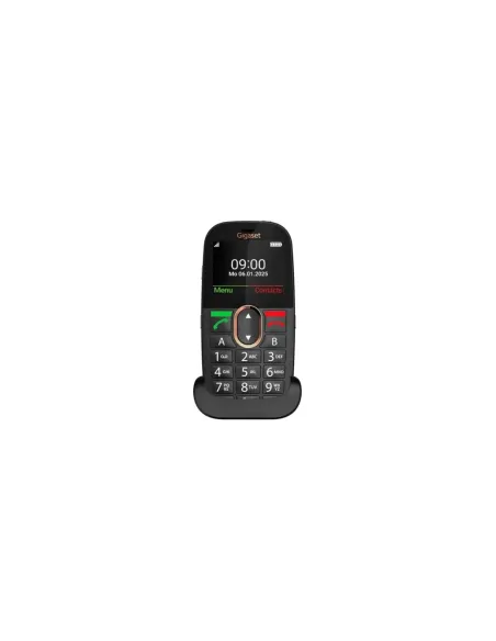 Teléfono Móvil Gigaset GL695 para Personas Mayores/ 4G/ Negro