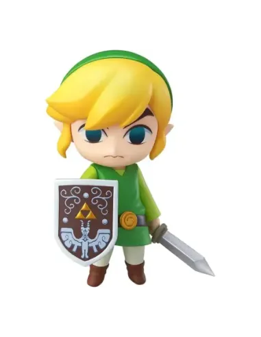 Figura good smile companyy the legend of zelda the wind waker hd version nendoroid link 10cm