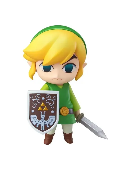 Figura good smile companyy the legend of zelda the wind waker hd version nendoroid link 10cm