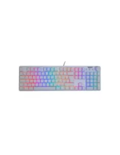 iggual Teclado gaming mecánico PEARL RGB blanco