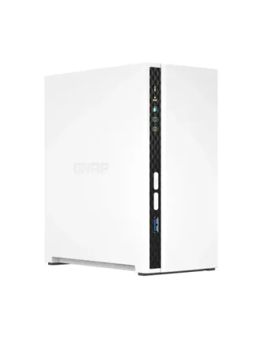 Servidor nas qnap k - ts - 233+2xmn10ada400es 2 bahias 2gb gigabit ethernet