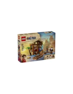 Lego one piece netflix cabaña del pueblo molino