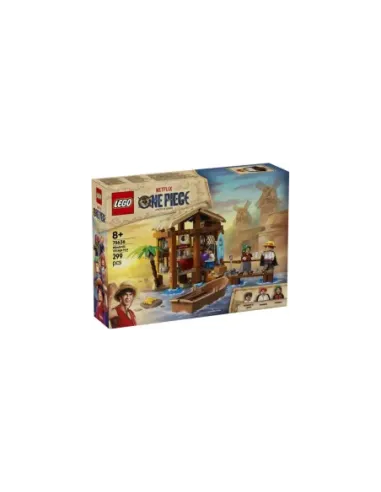 Lego one piece netflix cabaña del pueblo molino