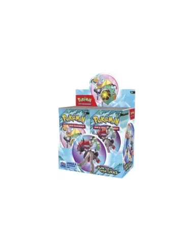 Pokemon tcg escarlata y púrpura juntos de aventuras booster español