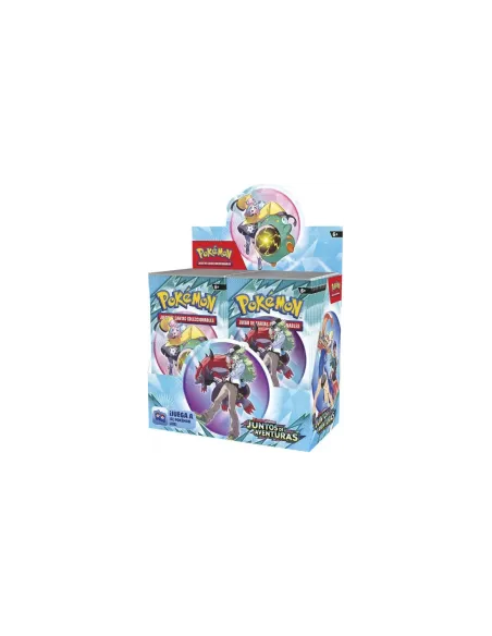 Pokemon tcg escarlata y púrpura juntos de aventuras booster español