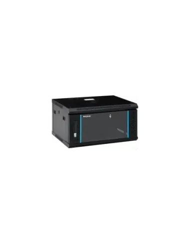 Armario rack mural phasak pro 6u pho 2106 600x450 negro ventilacion iluminacion cerradura