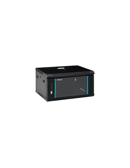 Armario rack mural phasak pro 6u pho 2106 600x450 negro ventilacion iluminacion cerradura