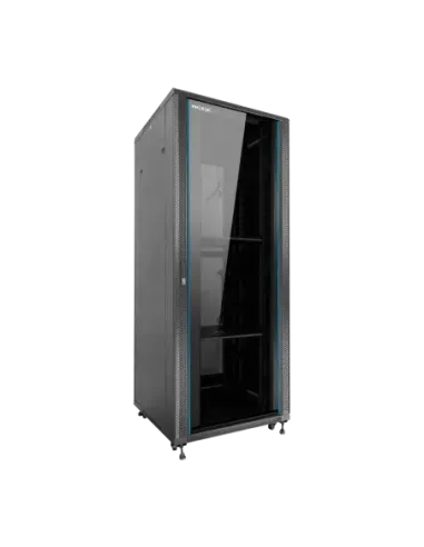Armario rack de suelo 19 pulgadas phasak pro 32u negro 600x600 montado pho 6632