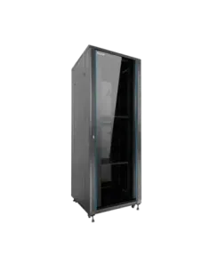 Armario rack de suelo 19 pulgadas phasak pro 42u negro 600x600 montado pho 6642