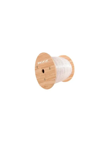 Bobina cable gris phasak awg23 305m cat.6 - cca solido - awg 23 phr 660