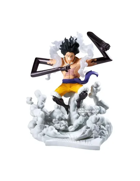 Figura banpresto one piece senkozekkei - monkey d.luffy gear4 -