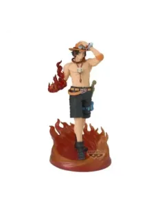 Figura banpresto one piece the shukko logia portgas d.ace special edition