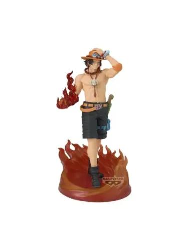 Figura banpresto one piece the shukko logia portgas d.ace special edition