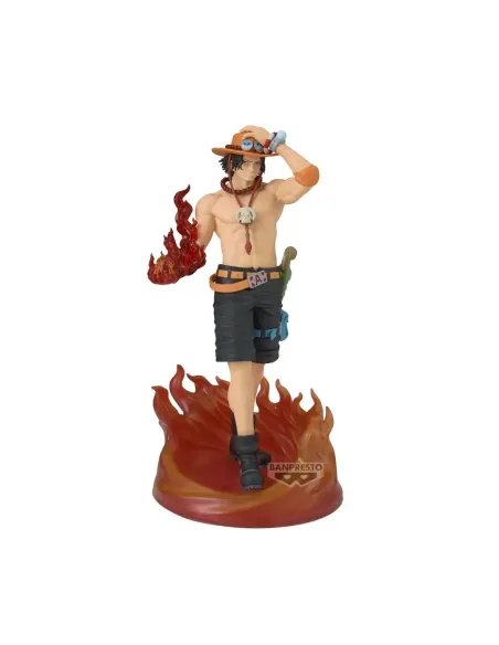 Figura banpresto one piece the shukko logia portgas d.ace special edition