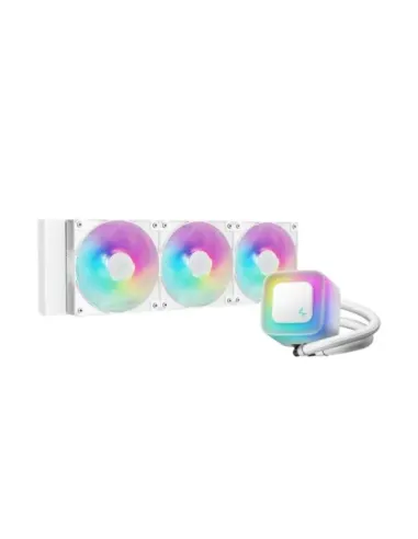 Kit refrigeracion liquida deepcool le360 v2 argb 3x 120mm blanco
