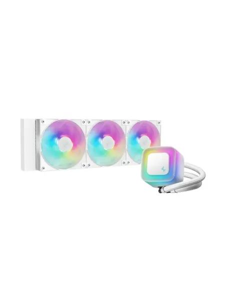 Kit refrigeracion liquida deepcool le360 v2 argb 3x 120mm blanco