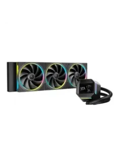 Kit refrigeracion liquida deepcool lm360 led rgb 3x 120mm negro